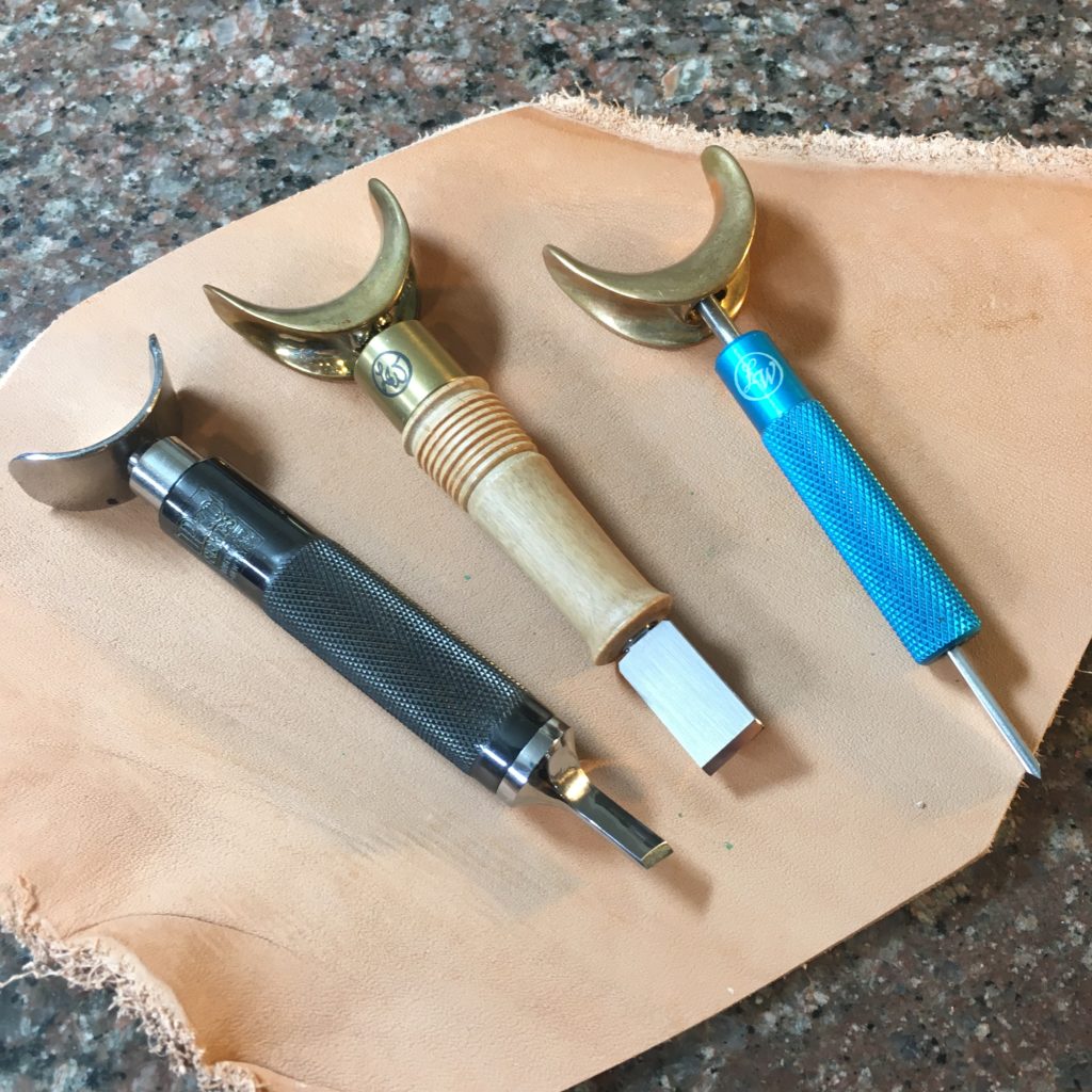 Leather tools and crafting leather