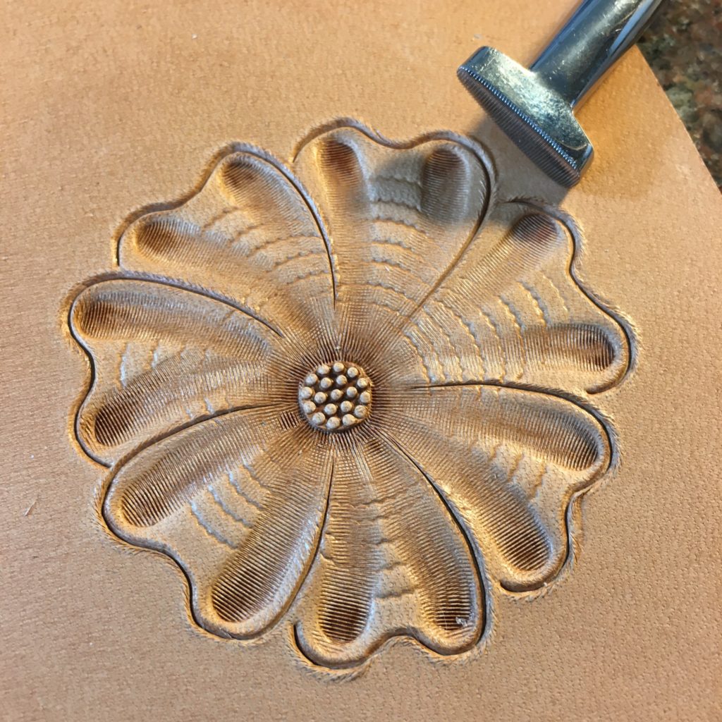 Leather flower carving tutorial
